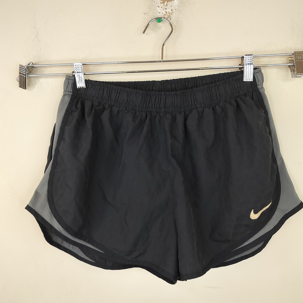 Nike Lined Running Shorts XL Dri-Fit Black Spotted Leopard Print Athletic Sport